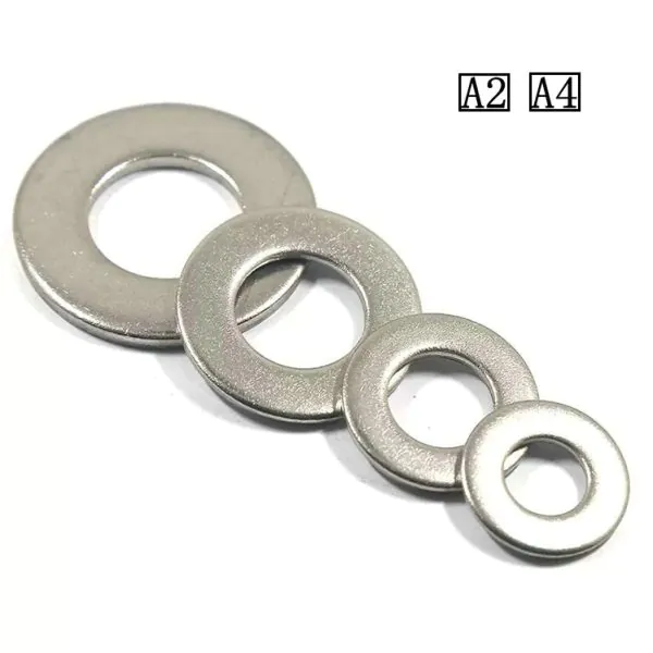 A2 A4 Stainless Steel Flat Washers DIN125